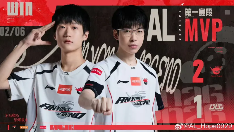 开云官网-Hope赛后发文：兄弟们都打得很好，年后回来继续加油